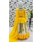 Yellow Chinon Silk Embroidery Work Party Wear Kids Lehenga Choli - 11668202434