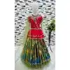 Multi Color Chinon Silk Embroidery Work Party Wear Kids Lehenga Choli - 11668202435