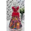 Chinon Silk Embroidery Work Party Wear Kids Lehenga Choli In Multi Color - 11668202436