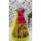 Multi Color Embroidery Work Chinon Silk Party Wear Kids Lehenga Choli - 11668202437