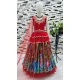 Multi Color Function Wear Chinon Silk Embroidery Work Readymade Kids Lehenga Choli - 11668202438