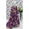 Purple Fox Georgette Digital Printed Party Wear Kids Wear Gown - 11669202442