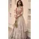 Faux Georgette Sequins Work Party Wear Lehenga Choli In Off White - 11671202448
