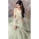 Net Embroidery Work Party Wear Lehenga Choli In Light Green - 11671202449