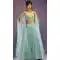 Faux Georgette Embroidery Work Party Wear Lehenga Choli In Turquoise - 11671202450