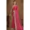 Red Two Tone Satin Silk Stone Work Wedding Wear Saree - 11601202070
