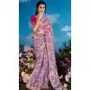Pink Pure Brasso Embroidery Work Party Wear Plus Size Saree - 11602202079