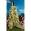 Yellow Pure Brasso Embroidery Work Party Wear Plus Size Saree - 11602202080