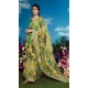 Yellow Pure Brasso Embroidery Work Party Wear Saree - 11602202080