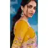 Pure Brasso Embroidery Work Party Wear Plus Size Saree In Pink - 11602202081