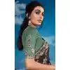 Black Pure Brasso Embroidery Work Party Wear Designer Plus Size Saree - 11602202085