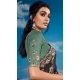 Black Pure Brasso Embroidery Work Party Wear Designer Saree - 11602202085