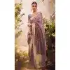 Banarasi Zari Tissue Weaving Work Designer Wear Plus Size Saree In Lavender - 11603202089