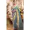 Banarasi Zari Tissue Weaving Work Designer Wear Saree In Sky Blue - 11603202091