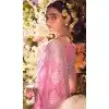 Banarasi Zari Tissue Weaving Work Designer Wear Plus Size Saree In Pink - 11603202092