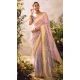 Light Lavender Banarasi Zari Tissue Weaving Work Designer Wear Saree - 11603202098