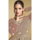 Pink Georgette Zari Work Wedding Wear Anarkali Suit - 11674202464