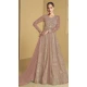 Pink Georgette Zari Work Wedding Wear Anarkali Suit - 11674202464
