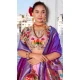 Pink Jacquard Silk Zari Work Party Wear Lehenga Choli - 11705202630