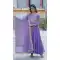 Purple Star Georgette Zari Work Party Wear Gown With Dupatta - 11730202799