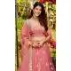 Organza Sequence Embroidery Work Designer Lehenga Choli in Pink -1519245344539