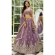 Tissue Silk Sequence Embroidery Work Designer Lehenga Choli in Purple -1519245344540
