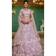 Satin Silk Sequence Embroidery Work Designer Lehenga Choli in Mauve -1519245344542