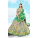 Silk Embroidery Stone Work Wedding Wear Lehenga Choli in Grey -1550066146616