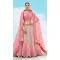 Silk Embroidery Stone Work Wedding Wear Lehenga Choli in Pink -1550066146617