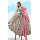 Ethnic Grey Color Silk Embroidery Stone Work Wedding Wear Lehenga Choli -1550066146623