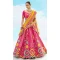 Adorable Pink Color Silk Embroidery Stone Work Wedding Wear Lehenga Choli -1550066146624