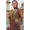 Muti Color Silk Printed Party Wear Readymade Designer Plus Size Gown With Dupatta - 11738202835