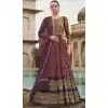 Muti Color Silk Printed Party Wear Readymade Designer Plus Size Gown With Dupatta - 11738202835