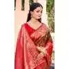 Brown Silk Weaving Work Traditional Wear Plus Size Saree - 11741202856