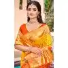 Yellow Silk Weaving Work Traditional Wear Plus Size Saree - 11741202857