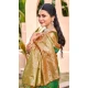 Rama Green Silk Weaving Work Traditional Wear Saree - 11741202858