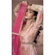 Pink Georgette Floral Print Work Party Wear Anarkali Suit - 11701202612