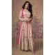 Pink Georgette Floral Print Work Party Wear Anarkali Suit - 11701202612
