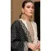 Cream Georgette Embroidery Work Party Wear Plus Size Palazzo Salwar Suit - 11702202616