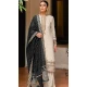Cream Georgette Embroidery Work Party Wear Palazzo Salwar Suit - 11702202616