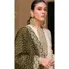 Cream Fox Georgette Embroidery Work Party Wear Plus Size Palazzo Salwar Suit - 11702202619