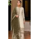 Cream Fox Georgette Embroidery Work Party Wear Palazzo Salwar Suit - 11702202619