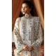 Georgette Embroidered Pakistani Salwar Kameez In Cream - 11708202637
