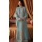 Georgette Embroidered Pakistani Salwar Kameez In Sky Blue - 11708202639