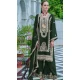 Green Chinon Embroidery Work Pakistani Style Palazzo Salwar Suit - 11712202672