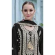 Black Chinon Embroidery Work Pakistani Style Palazzo Salwar Suit - 11712202674