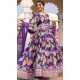 Chinon Silk Embroidery Work Party Wear Anarkali Suit In Multi Color - 11729202792