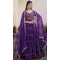Purple Rangoli Silk Embroidery Work Party Wear Anarkali Suit - 11729202794