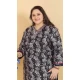 Black Lichi Viscose Printed Casual Wear Salwar Suit - 11663202398