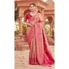 Banarasi Silk Weaving Work Traditional Wear Plus Size Saree In Pink - 11721202746